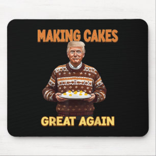Making Cakes Great Again Funny Trump Take America  Mouse Mat