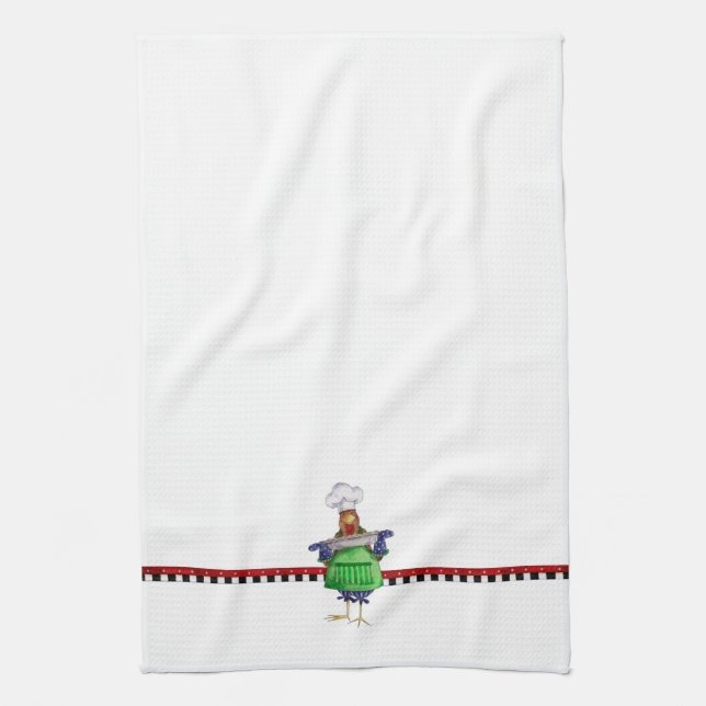 Making Casserole Tea Towel (Vertical)