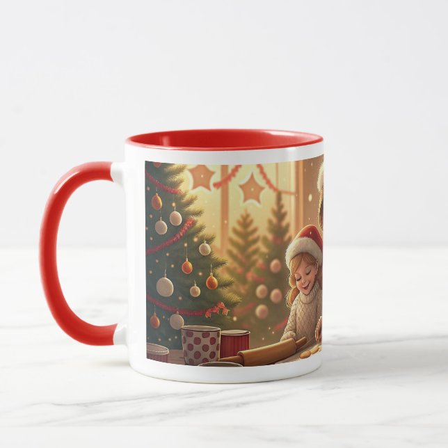 making christmas cookies with mom mug (Left)