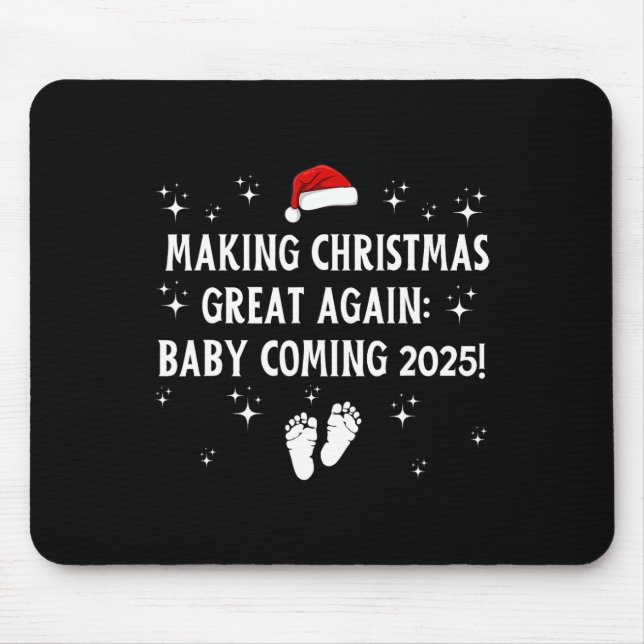 Making Christmas Great Again Ba  Mouse Mat (Front)