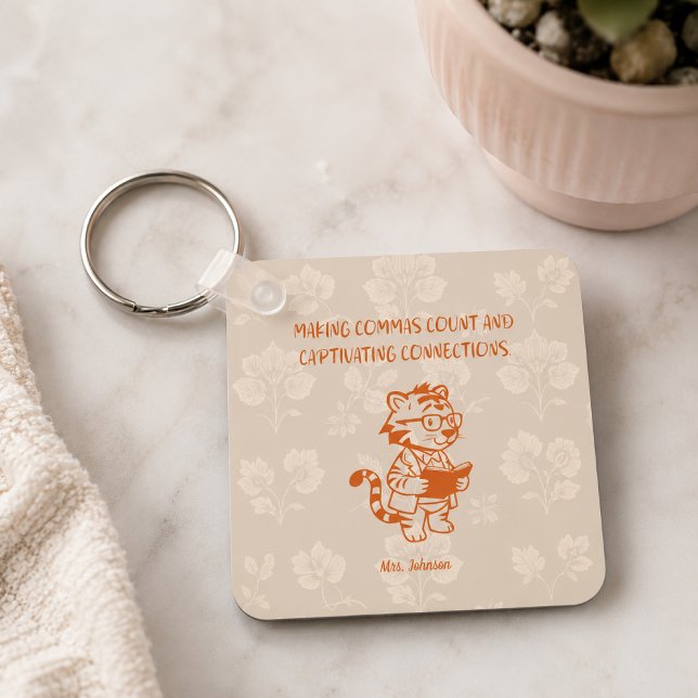Making Commas Count Captivating Connections Gramma Key Ring (Creator Uploaded)