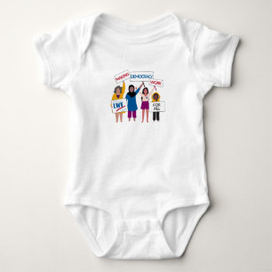 Making Democracy Work Baby Bodysuit