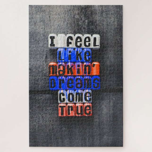Making Dreams Come True, Motivational Jigsaw Puzzle (Vertical)