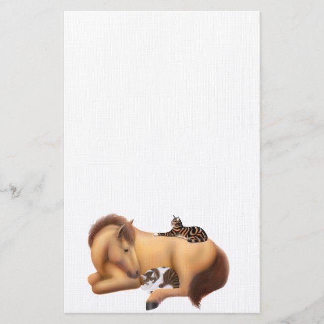 Making Friends with Felines Stationery (Front)