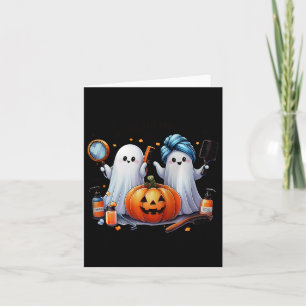 Making Hair Bootiful Halloween Hair Stylist Ghost  Card