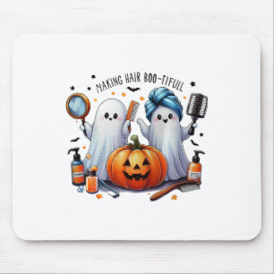 Making Hair Bootiful Halloween Hair Stylist Ghost  Mouse Mat