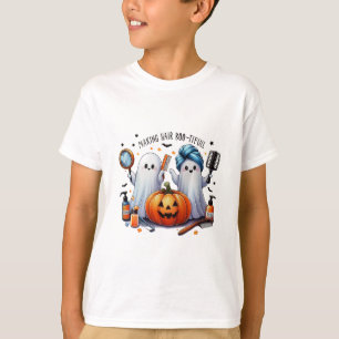 Making Hair Bootiful Halloween Hair Stylist Ghost  T-Shirt