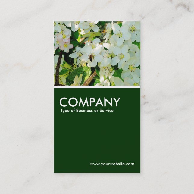 Making Honey - Dark Green Business Card (Front)