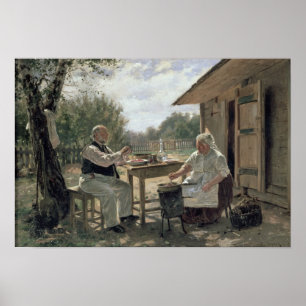 Making Jam, 1876 Poster