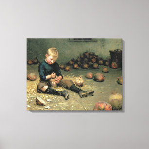 Making Lanterns Canvas Print