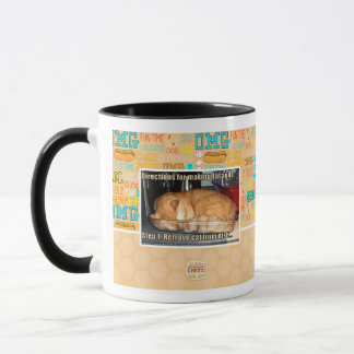 Making lasagne mug