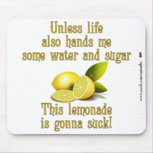 Making Lemonade Mouse Mat