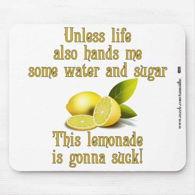 Making Lemonade Mouse Mat (Front)
