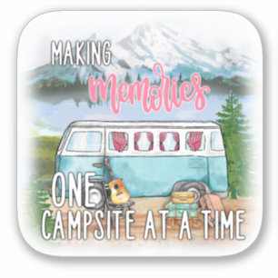 Making Memories Campsite Camper Trailer Mountians