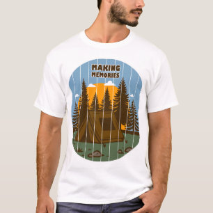 Making Memories Campsite Tent Sunset T-Shirt