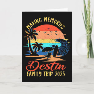 Making Memories Destin Family Trip 2025 Summer Bea Card