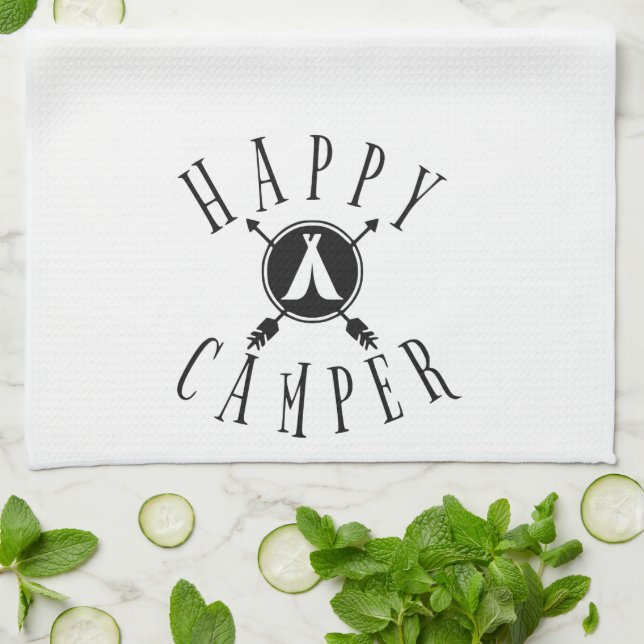 Making Memories Happy Camper Fun Summer Kitchen To Tea Towel (Folded)