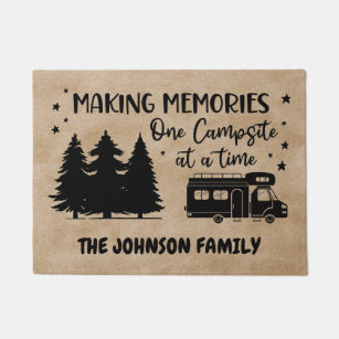 making memories one campsite at a time doormat