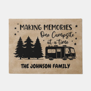 making memories one campsite at a time doormat