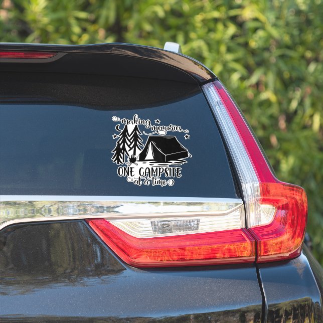 Making Memories One Campsite At A Time Tent  (Car Side)