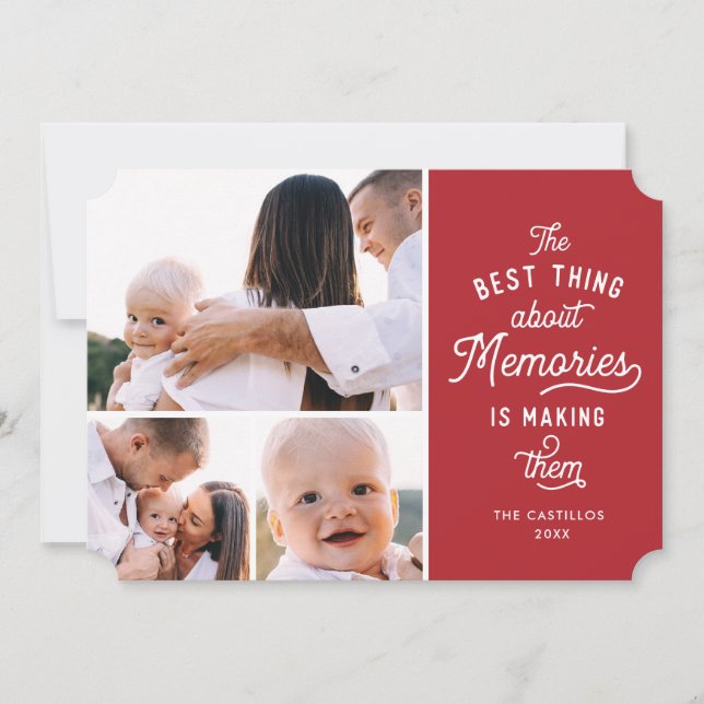 Making Memories Photo Collage Christmas Card (Front)