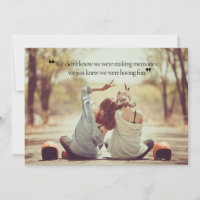 Making Memories Quote Blank Backside Greeting Card