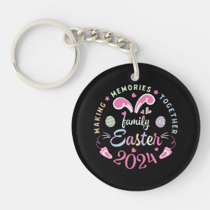 Making memories together Easter family 2024 Key Ring