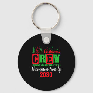 Making Memories Together Ized Christmas Crew Key Ring