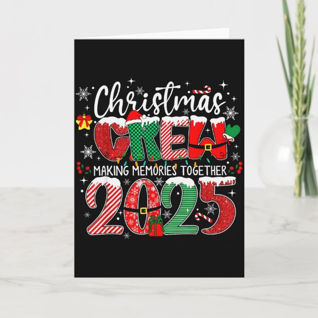 Making Memories Together Xmas Pyjamas Family Chris Card (Front)