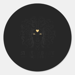 Making Men Hard Since 700 Bc Medusa Valentine Day  Classic Round Sticker