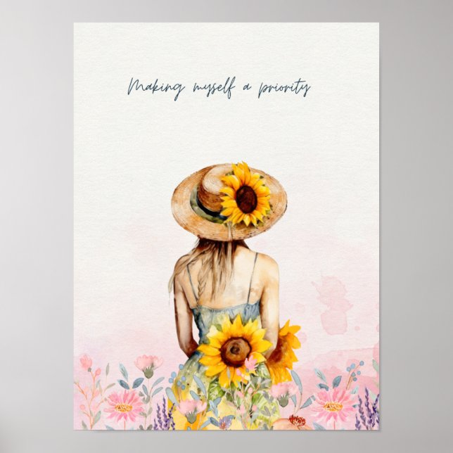 Making Myself a Priority Poster (Front)