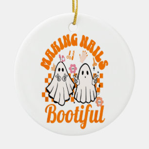 Making Nails Bootiful Halloween Ceramic Tree Decoration