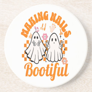 Making Nails Bootiful Halloween Coaster
