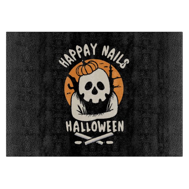 Making Nails Bootiful Halloween  Cutting Board (Front)