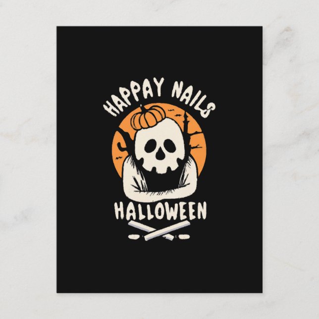 Making Nails Bootiful Halloween  Enclosure Card (Front)