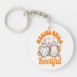 making nails bootiful halloween key ring