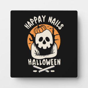 Making Nails Bootiful Halloween  Plaque