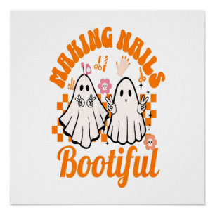 making nails bootiful halloween poster