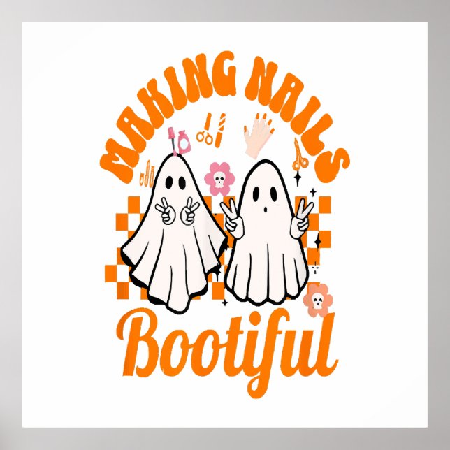Making Nails Bootiful Halloween Poster (Front)