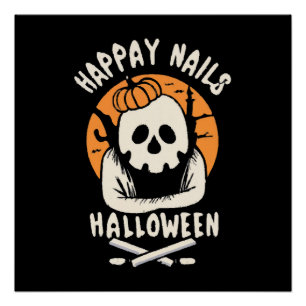 Making Nails Bootiful Halloween Poster