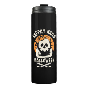 Making Nails Bootiful Halloween  Thermal Tumbler