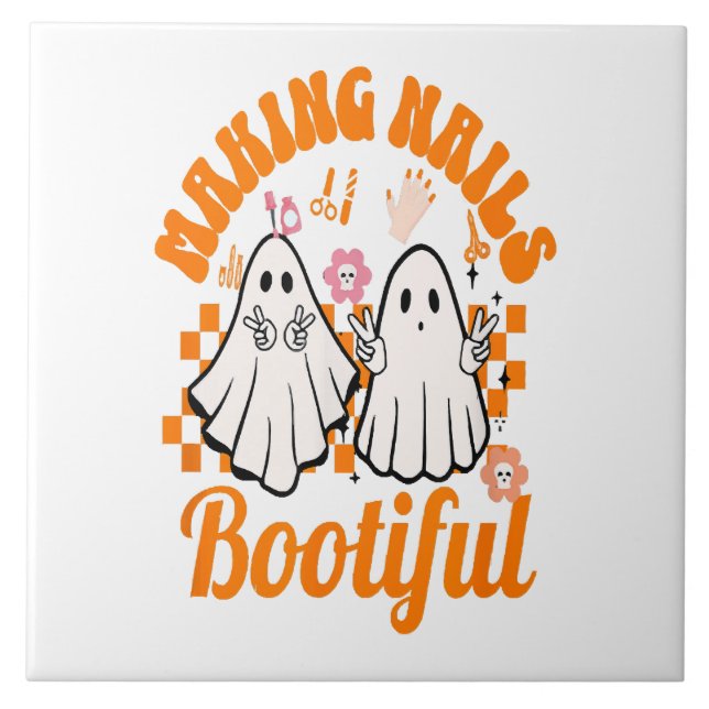 making nails bootiful halloween tile (Front)
