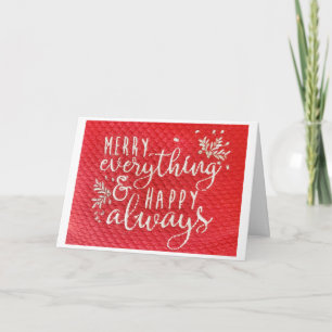 **MAKING NEW MEMORIES/FAMILY & FRIENDS** HOLIDAY CARD