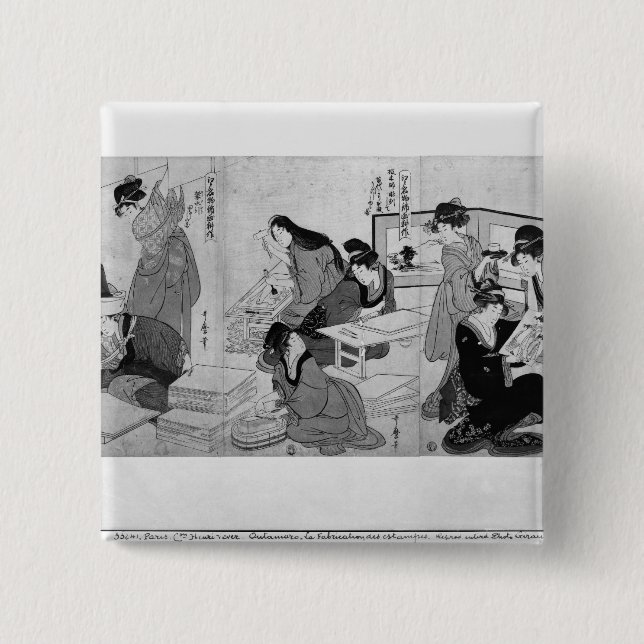 Making prints 15 cm square badge (Front)
