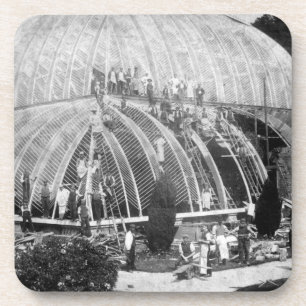 Making repairs to the Great Conservatory at Chatsw Coaster