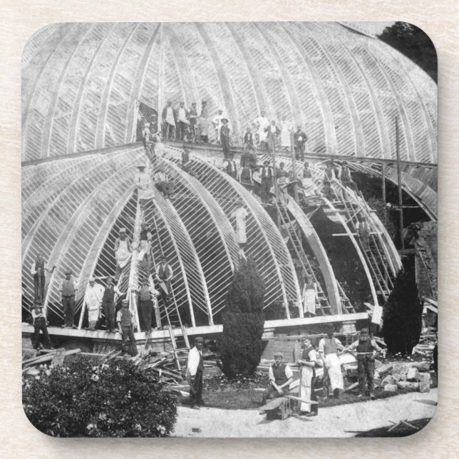Making repairs to the Great Conservatory at Chatsw Coaster (Front)