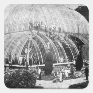 Making repairs to the Great Conservatory at Chatsw Square Sticker