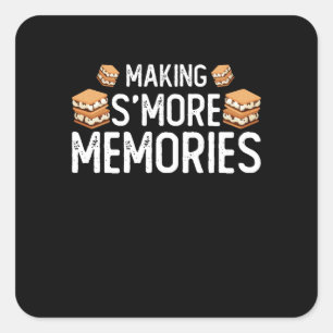 Making Smore Memories Square Sticker