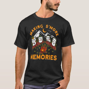 Making S'mores Memories Campfire Marshmallow Smore T-Shirt