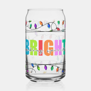Making spirits bright can glass